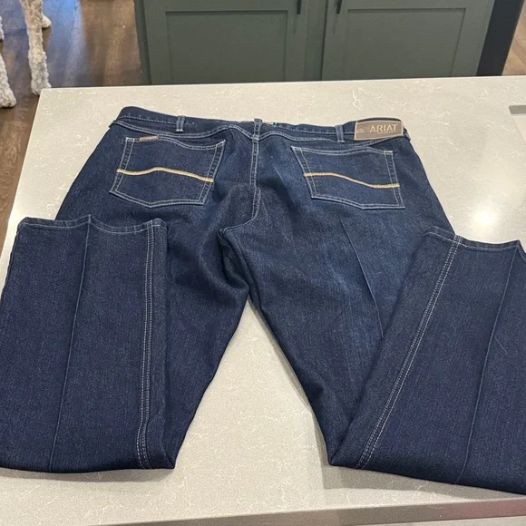 Ariat Men's Indigo Straight Leg Jeans 38x34 - Picture 5 of 7